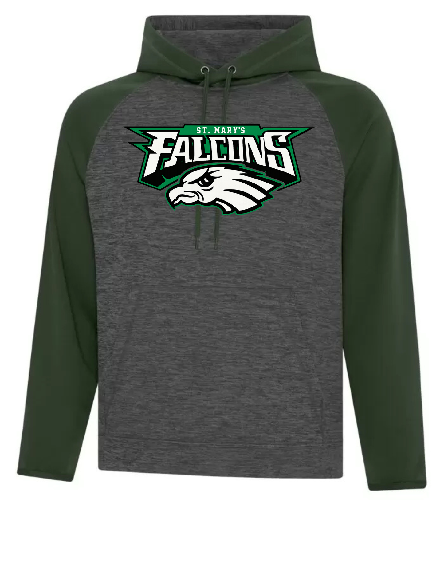 St. Mary's Falcons 2 Toned Hoodie (Unisex, Youth)