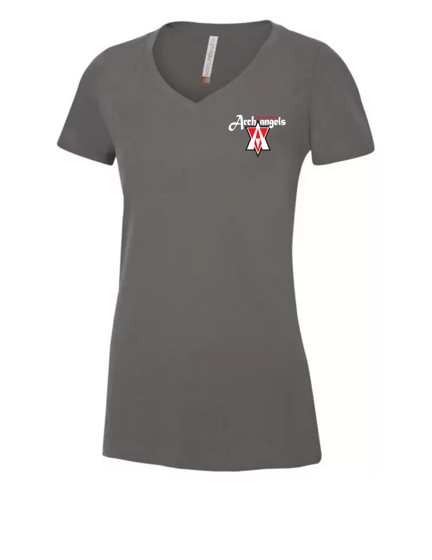 St. Anne's Staff V-Neck T Shirt (Ladies)