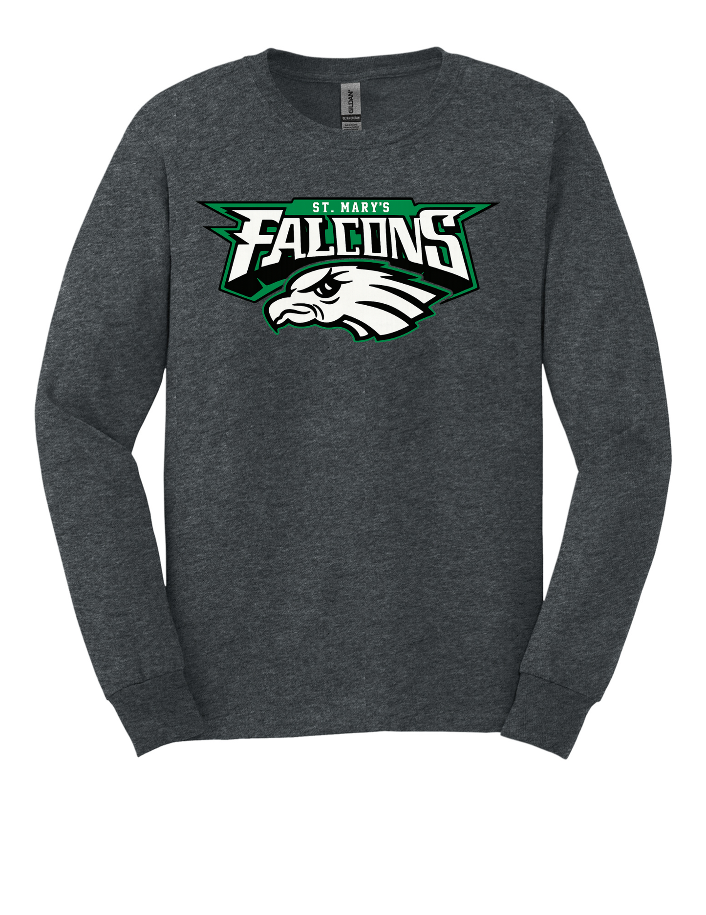 St. Mary's Falcons Cotton Long Sleeve (Unisex, Youth)