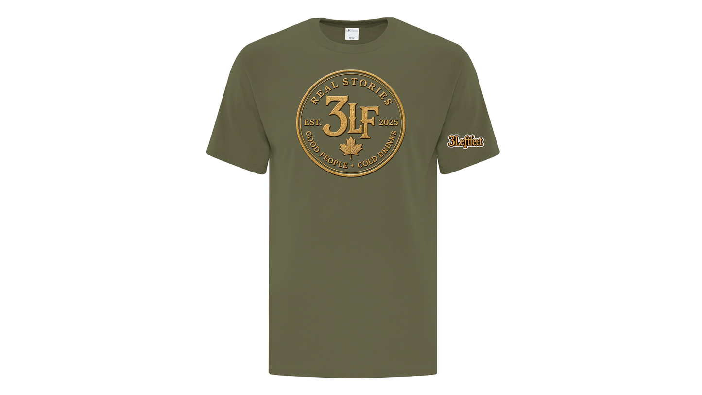 3 Left Feet Cotton T-shirt (Adult)