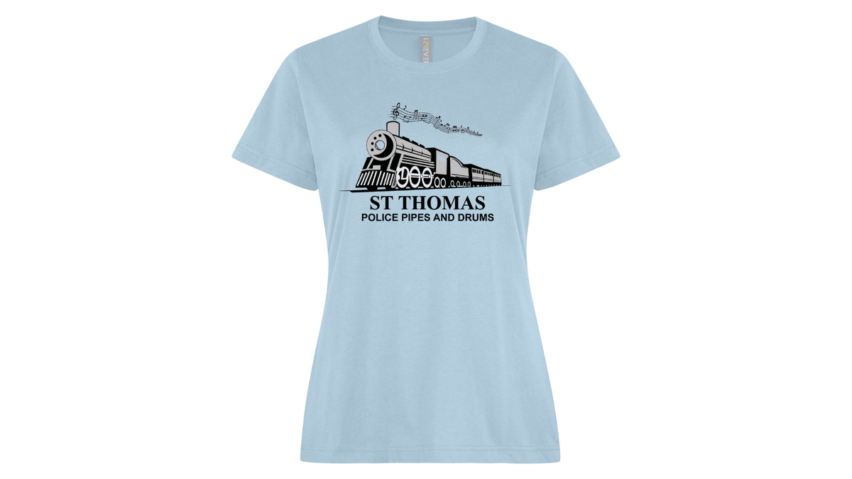 St. Thomas Police Pipes and Drums Ladies T-shirt