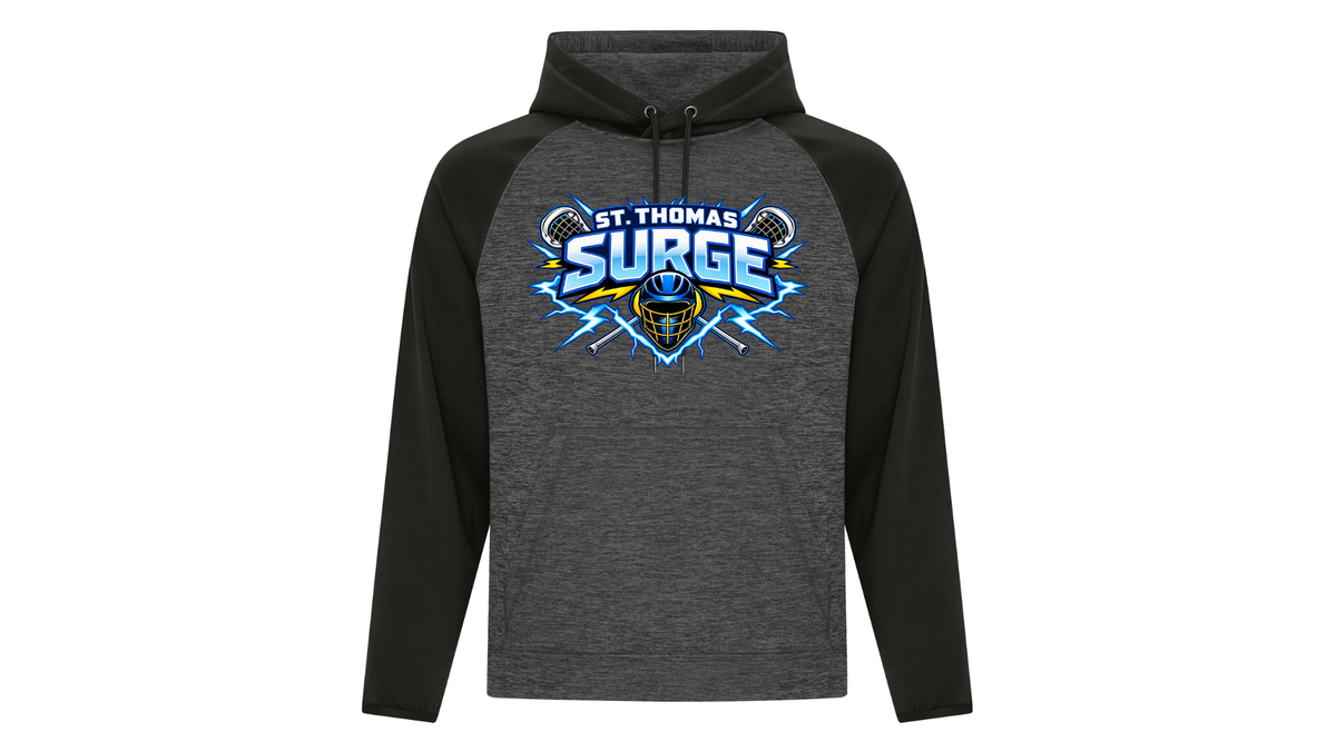 Surge Lacrosse Two Tone Performance Hoodie (Adult and Youth)