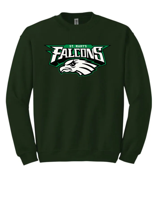 St. Mary's Falcons Cotton Crewneck (Unisex, Youth)
