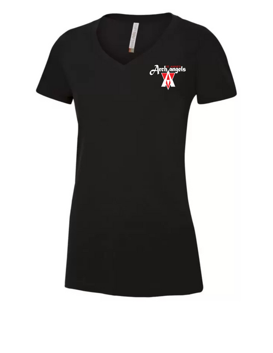 St. Anne's Staff V-Neck T Shirt (Ladies)