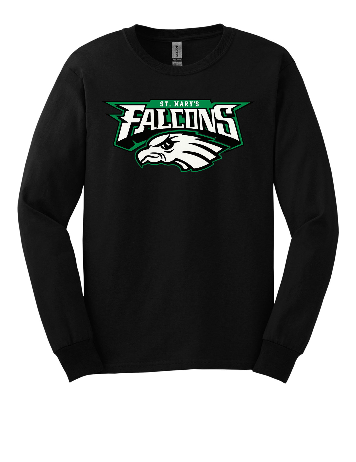 St. Mary's Falcons Cotton Long Sleeve (Unisex, Youth)