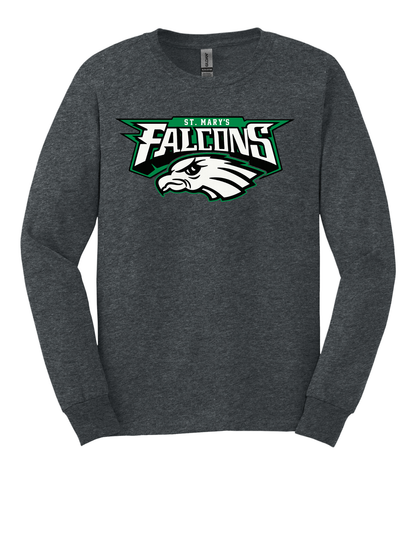 St. Mary's Falcons Cotton Long Sleeve (Unisex, Youth)