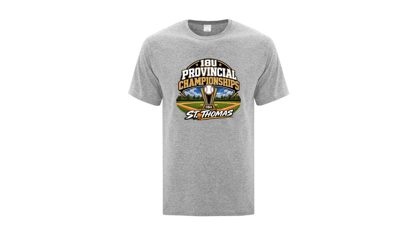18u Championship Cotton T-Shirt (Adult and Youth)
