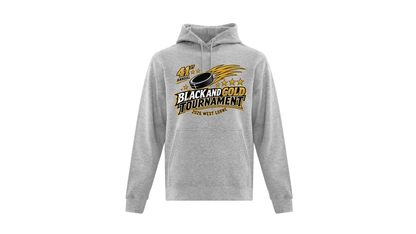 Black and Gold Performance Hoodie (Adult and Youth)