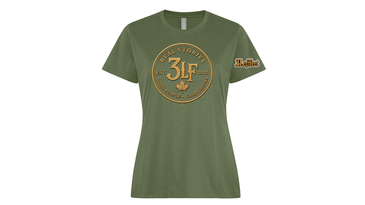 3 Left Feet Ladies T-shirt