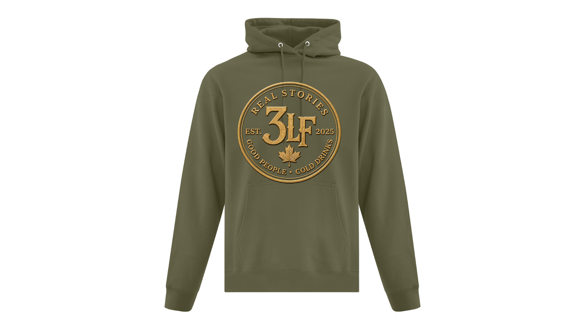 3 Left Feet Cotton Hoodie (Unisex)