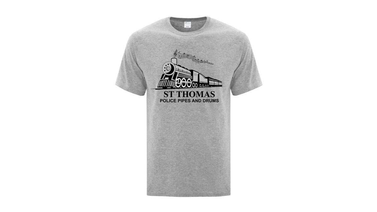 St. Thomas Police Pipes and Drums Cotton T-shirt (Adult)