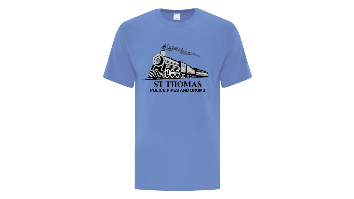 St. Thomas Police Pipes and Drums Cotton T-shirt (Adult)
