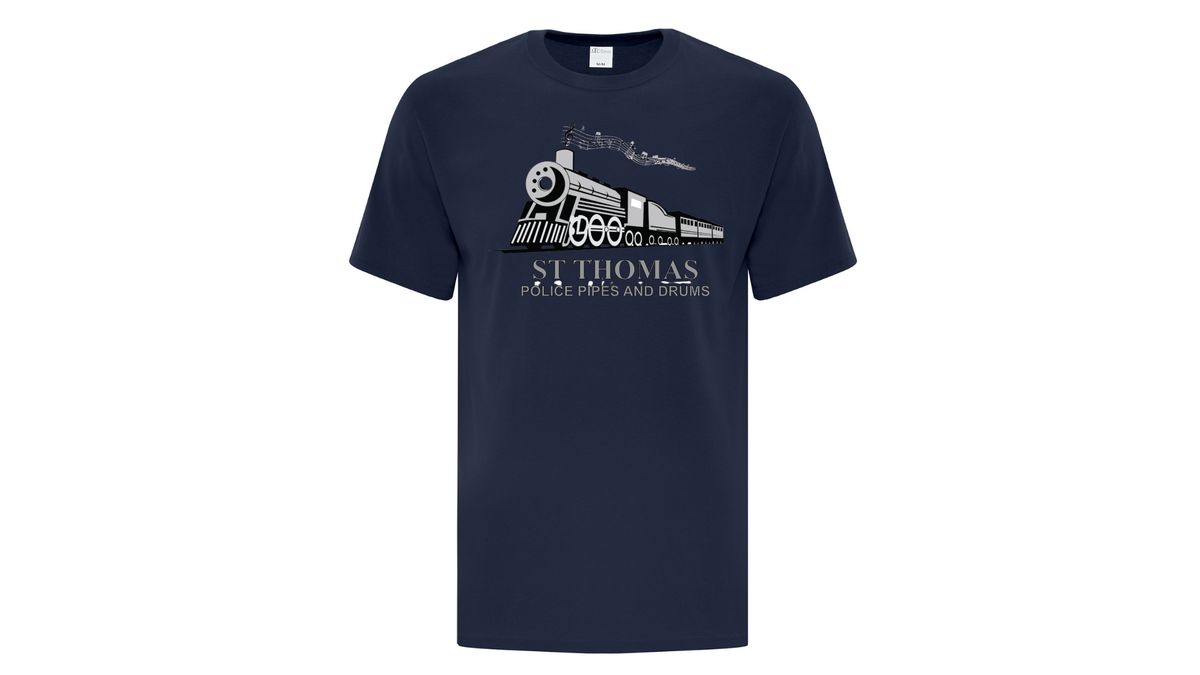 St. Thomas Police Pipes and Drums Cotton T-shirt (Adult)