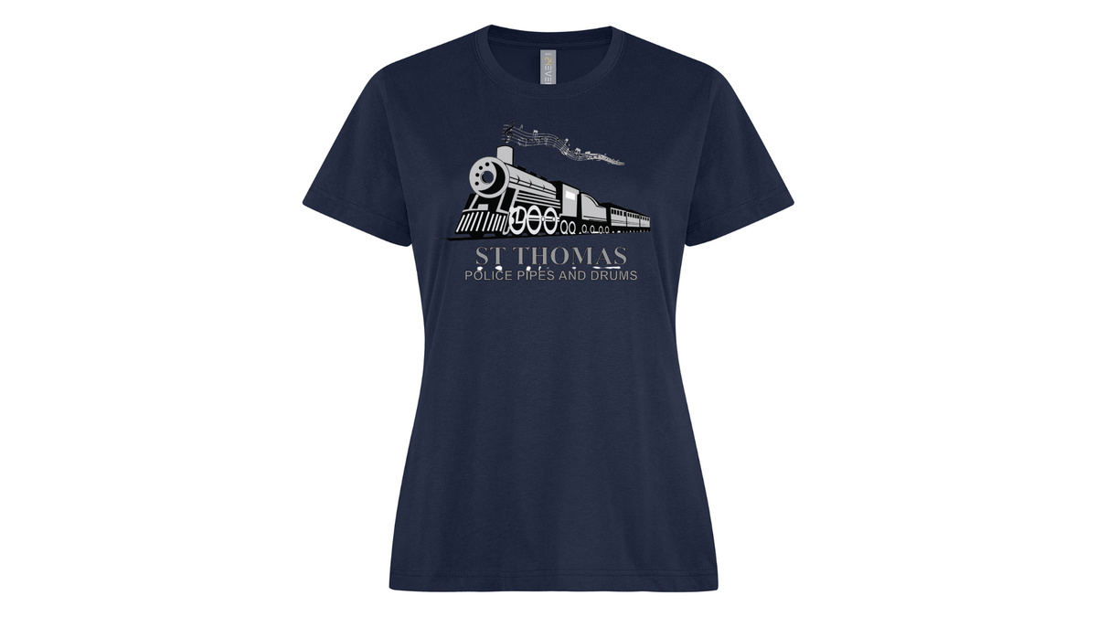 St. Thomas Police Pipes and Drums Ladies T-shirt
