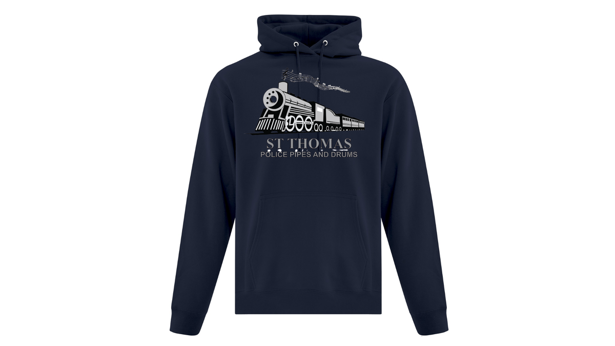 St. Thomas Police Pipes and Drums Cotton Hoodie (Unisex)
