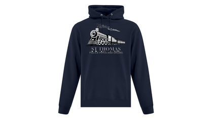 St. Thomas Police Pipes and Drums Cotton Hoodie (Unisex)