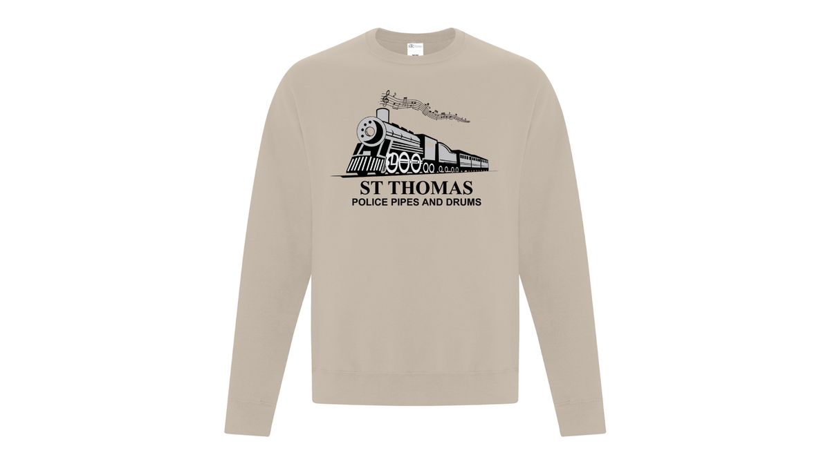 St. Thomas Police Pipes and Drums Cotton Sweatshirt (Unisex)