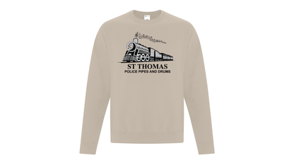 St. Thomas Police Pipes and Drums Cotton Sweatshirt (Unisex)