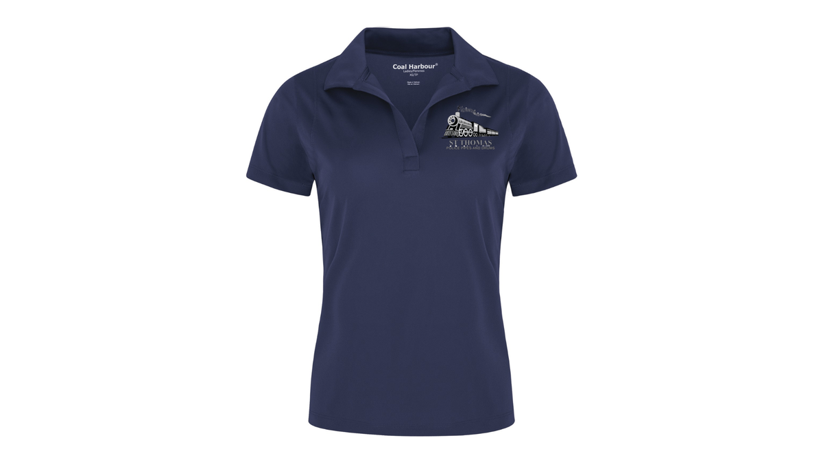 St. Thomas Police Pipes and Drums Ladies Golf Shirt