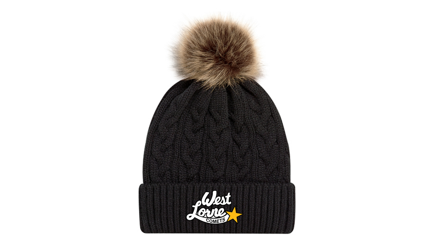 West Lorne Comets Ladies Pom Pom Toque