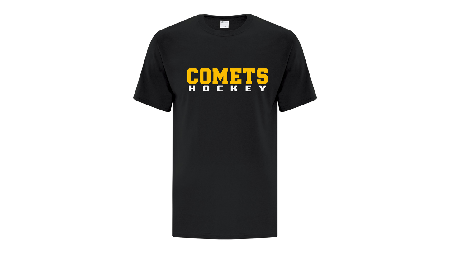 West Lorne Comets Hockey Cotton T-shirt (Adult, Ladies, Youth)