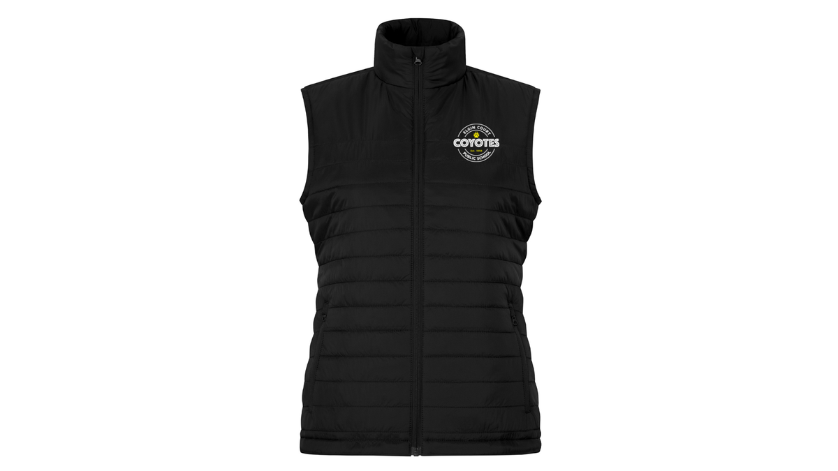 Elgin Court Staff Embroidered Puffer Vest (Ladies)