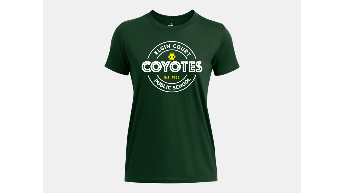 Elgin Court Staff Printed UA Athletic T-Shirt (Ladies)