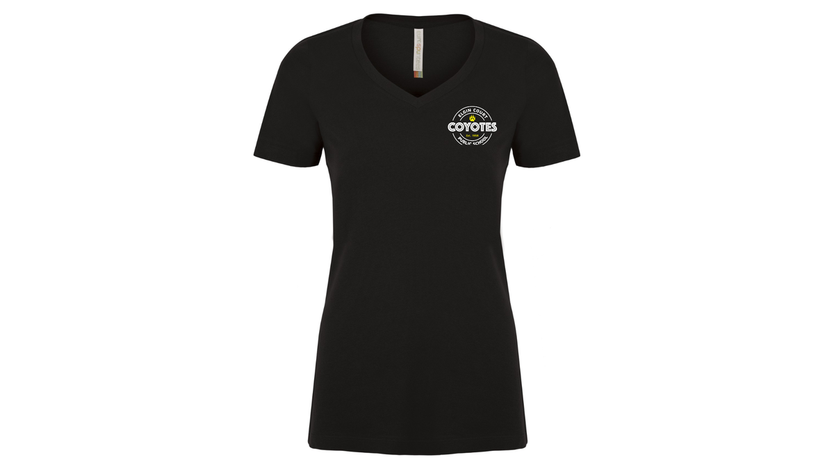 Elgin Court Staff Printed V-Neck T-Shirt (Ladies)