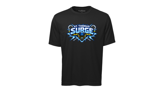 Surge Lacrosse Performance T-shirt (Adult, Ladies and Youth)