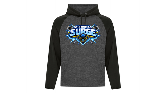 Surge Lacrosse Two Tone Performance Hoodie (Adult and Youth)