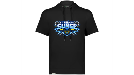 Surge Lacrosse Short Sleeve Performance Hoodie (Adult and Youth)
