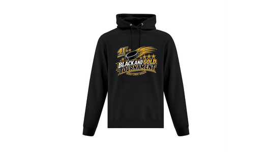 Black and Gold Performance Hoodie (Adult and Youth)