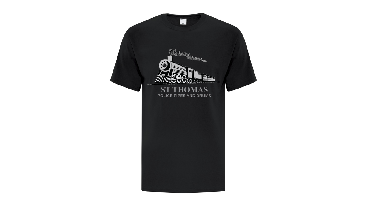 St. Thomas Police Pipes and Drums Cotton T-shirt (Adult)