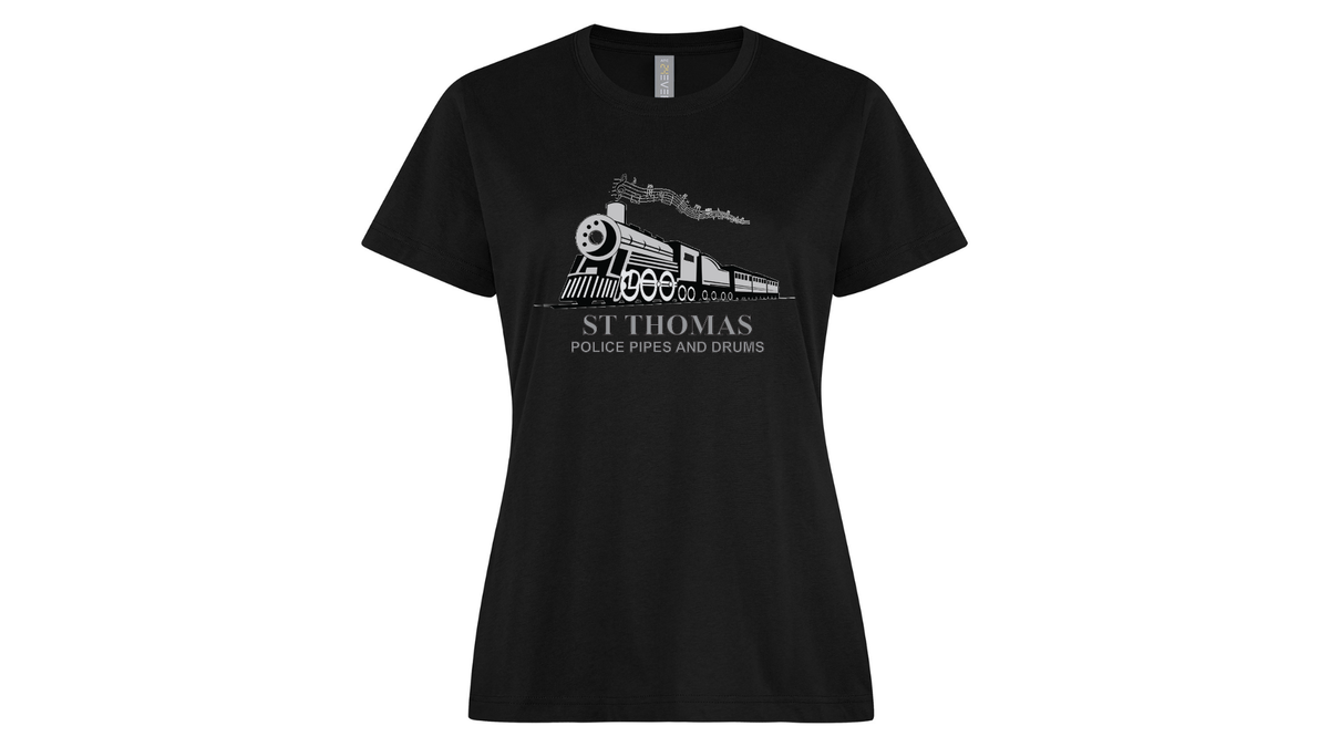 St. Thomas Police Pipes and Drums Ladies T-shirt