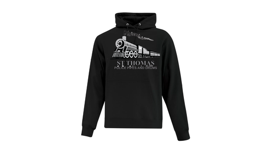 St. Thomas Police Pipes and Drums Cotton Hoodie (Unisex)