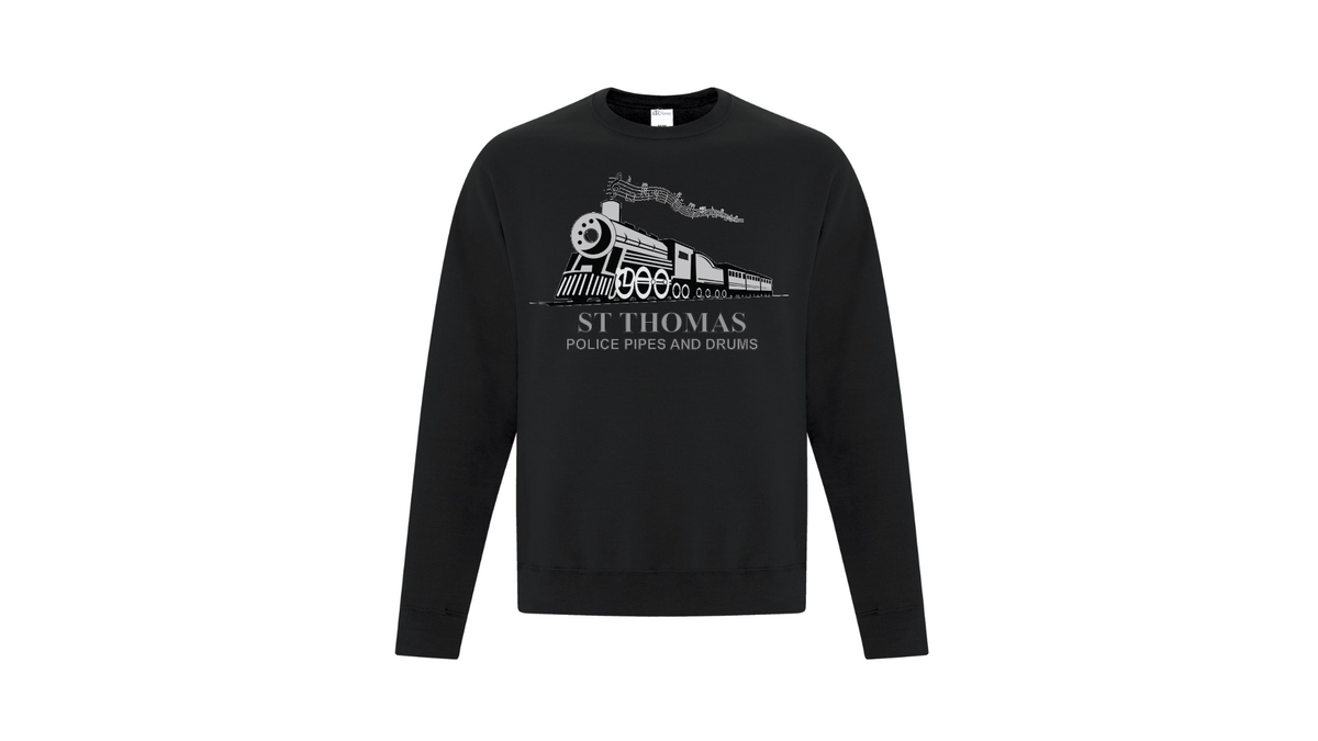 St. Thomas Police Pipes and Drums Cotton Sweatshirt (Unisex)