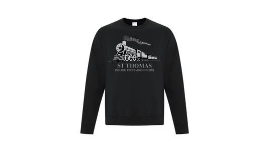 St. Thomas Police Pipes and Drums Cotton Sweatshirt (Unisex)