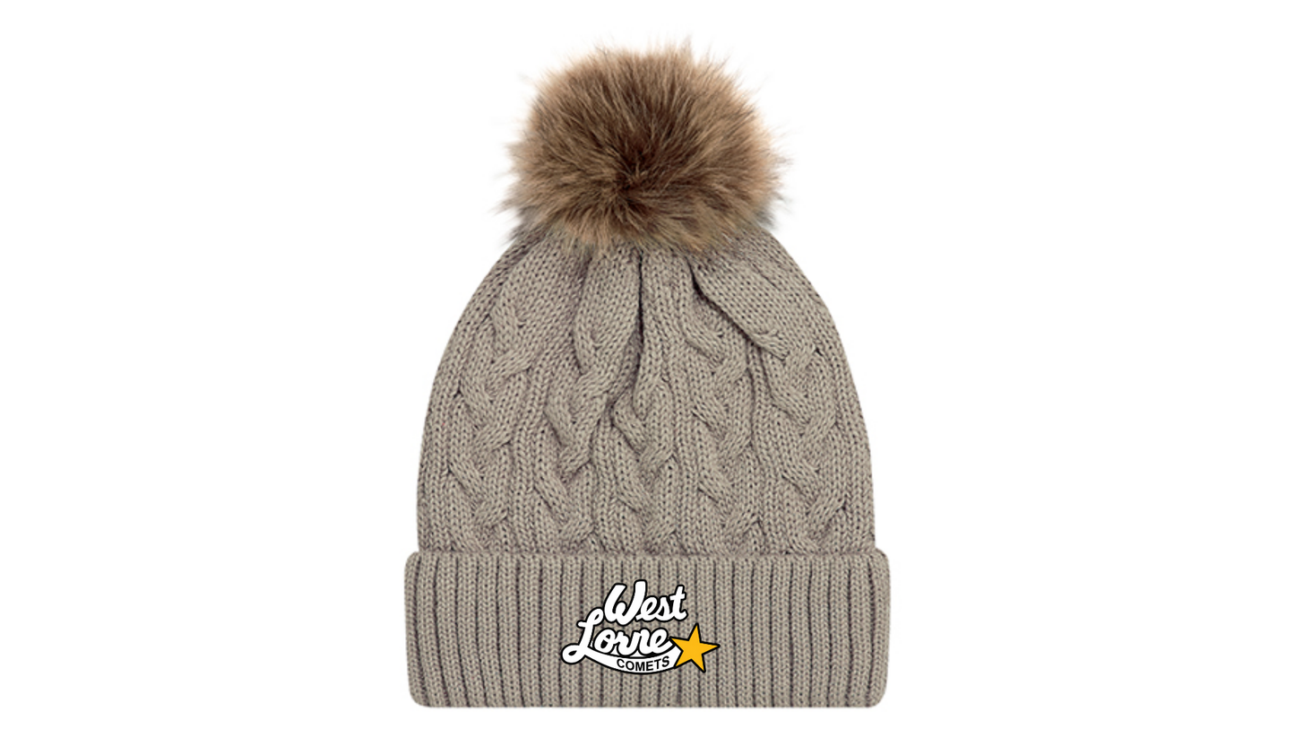 West Lorne Comets Ladies Pom Pom Toque